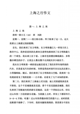 关于上海的短文作品（关于描写上海的文章）-图1