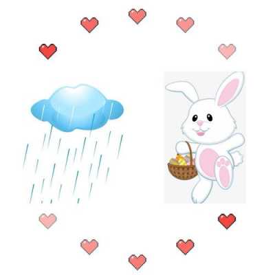 小兔小雨短文（小兔下雨的看图图片）-图3